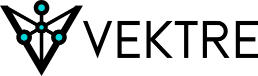 Vektre pieni musta logo